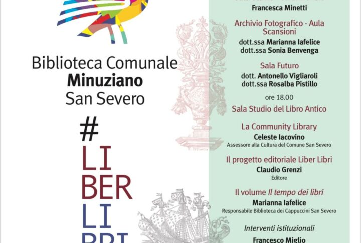 Inaugurazione Biblioteca Comunale “A.Minuziano”